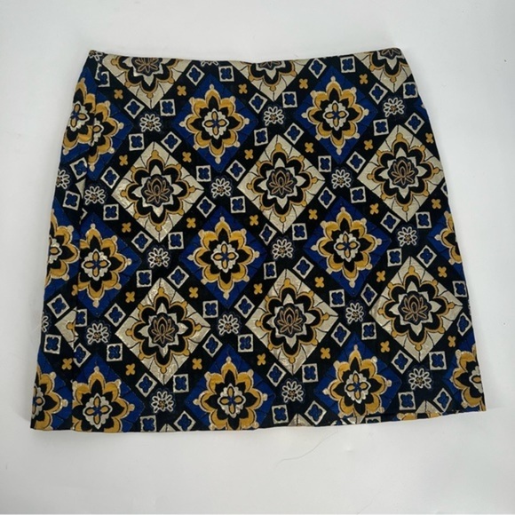 Loft Shimmer Metallic Brocade Mini Skirt Sz 12 NWT - Picture 4 of 7